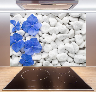 Cooker splashback Hydrangea