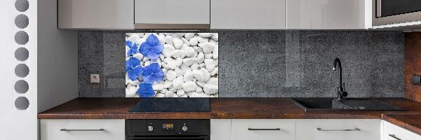 Cooker splashback Hydrangea