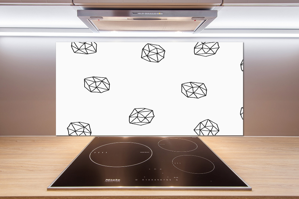 Cooker splashback Abstract pattern