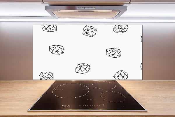 Cooker splashback Abstract pattern