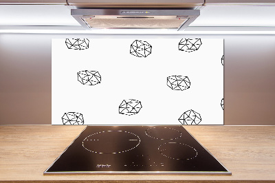 Cooker splashback Abstract pattern