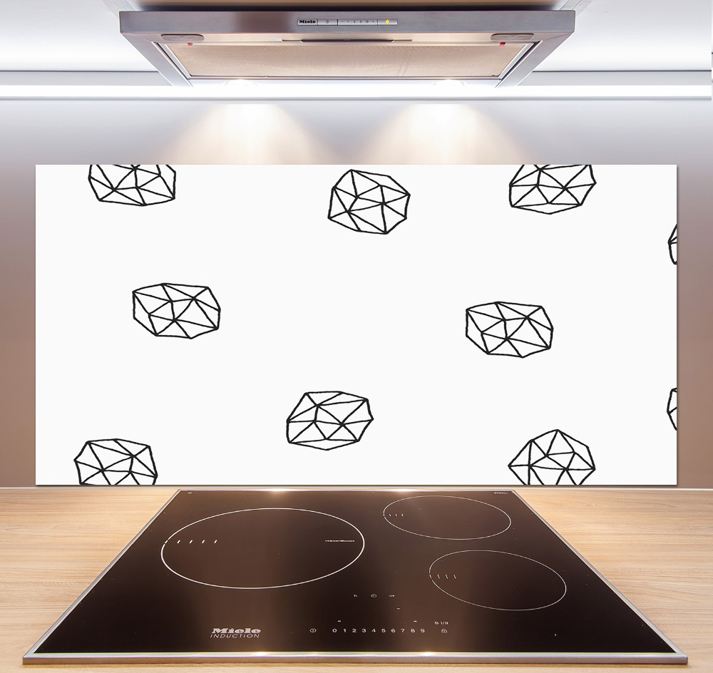 Cooker splashback Abstract pattern