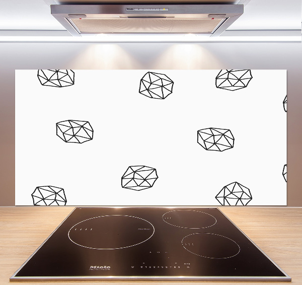 Cooker splashback Abstract pattern