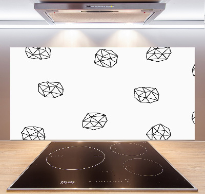 Cooker splashback Abstract pattern