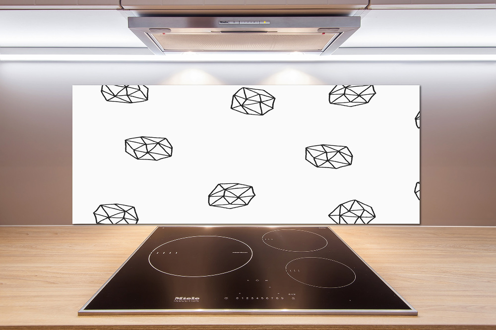 Cooker splashback Abstract pattern