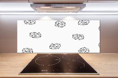 Cooker splashback Abstract pattern