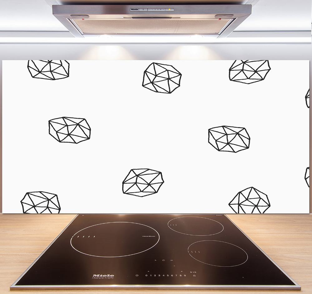 Cooker splashback Abstract pattern