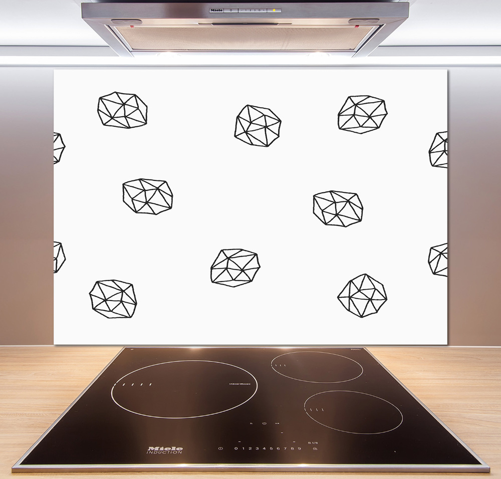 Cooker splashback Abstract pattern