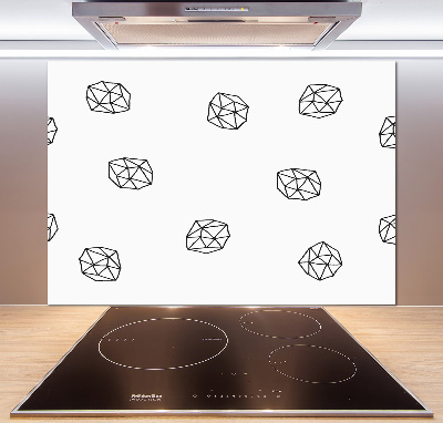 Cooker splashback Abstract pattern