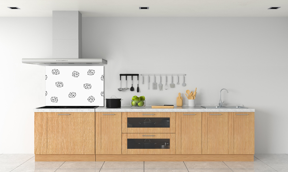 Cooker splashback Abstract pattern