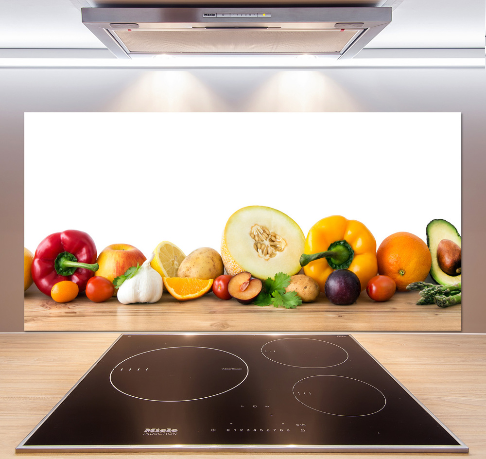 Cooker splashback Fruits and vegetables