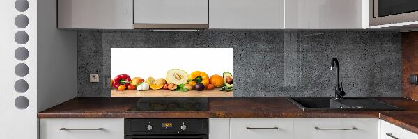 Cooker splashback Fruits and vegetables