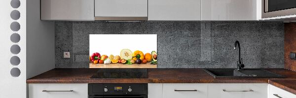 Cooker splashback Fruits and vegetables