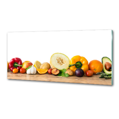 Cooker splashback Fruits and vegetables