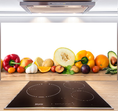 Cooker splashback Fruits and vegetables