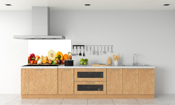 Cooker splashback Fruits and vegetables