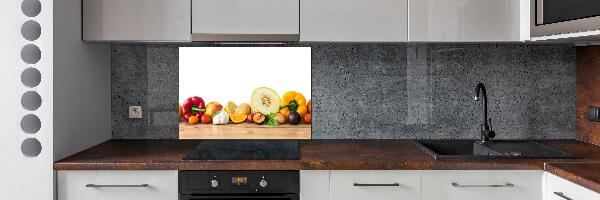 Cooker splashback Fruits and vegetables