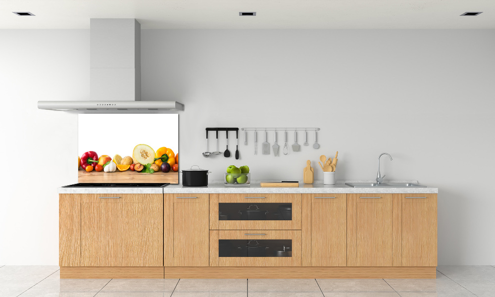 Cooker splashback Fruits and vegetables