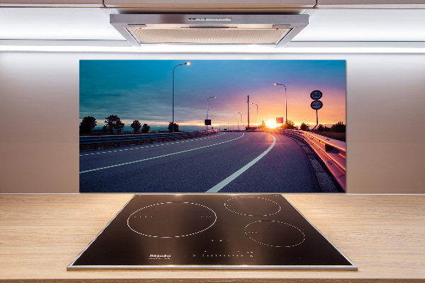 Cooker splashback highway