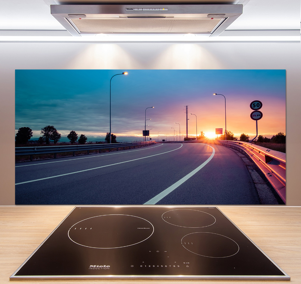 Cooker splashback highway