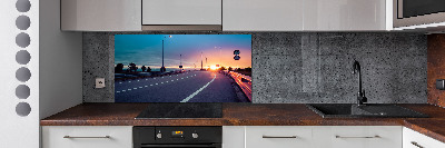 Cooker splashback highway