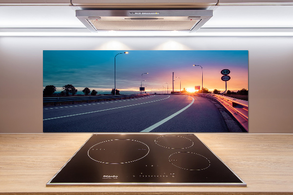 Cooker splashback highway