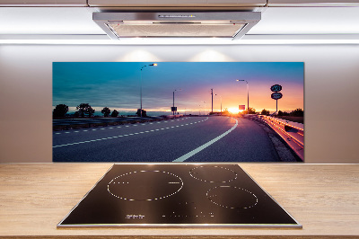 Cooker splashback highway