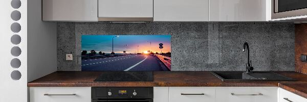 Cooker splashback highway