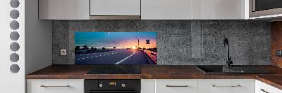 Cooker splashback highway