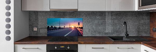 Cooker splashback highway