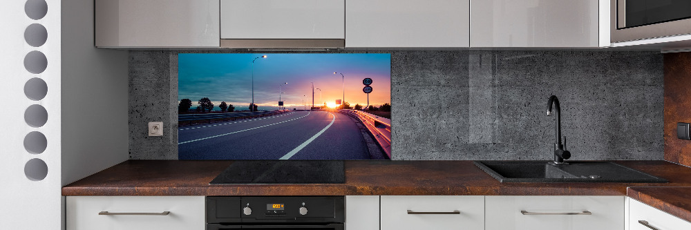 Cooker splashback highway