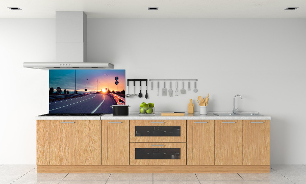 Cooker splashback highway