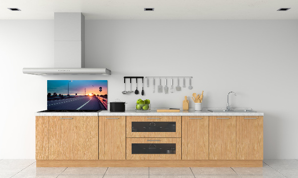 Cooker splashback highway