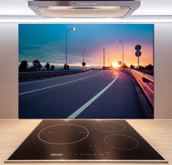 Cooker splashback highway