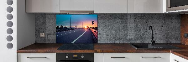 Cooker splashback highway