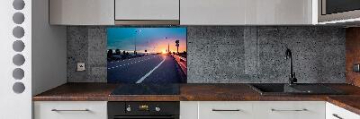 Cooker splashback highway