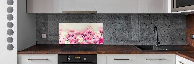 Kitchen wall panels Wild rose flowers