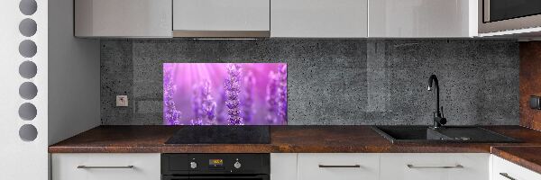 Kitchen splashback Lavender