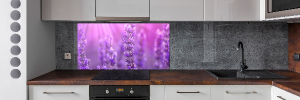 Kitchen splashback Lavender