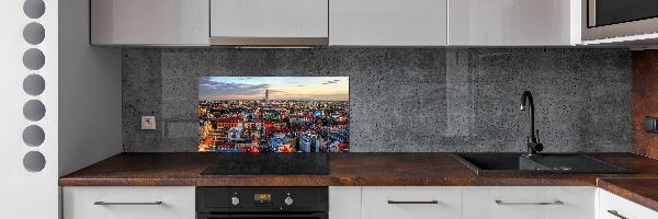 Kitchen wall panels Panorama of Wrocław