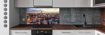 Kitchen wall panels Panorama of Wrocław