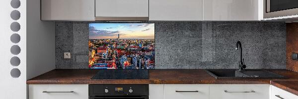 Kitchen wall panels Panorama of Wrocław