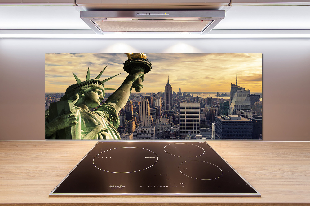 Kitchen wall panels statue of Liberty