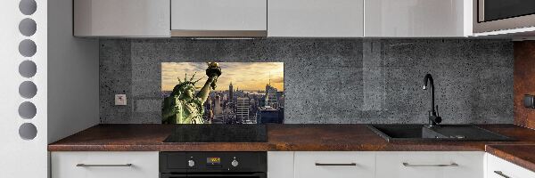 Kitchen wall panels statue of Liberty