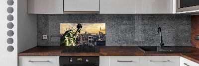 Kitchen wall panels statue of Liberty