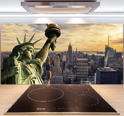 Kitchen wall panels statue of Liberty