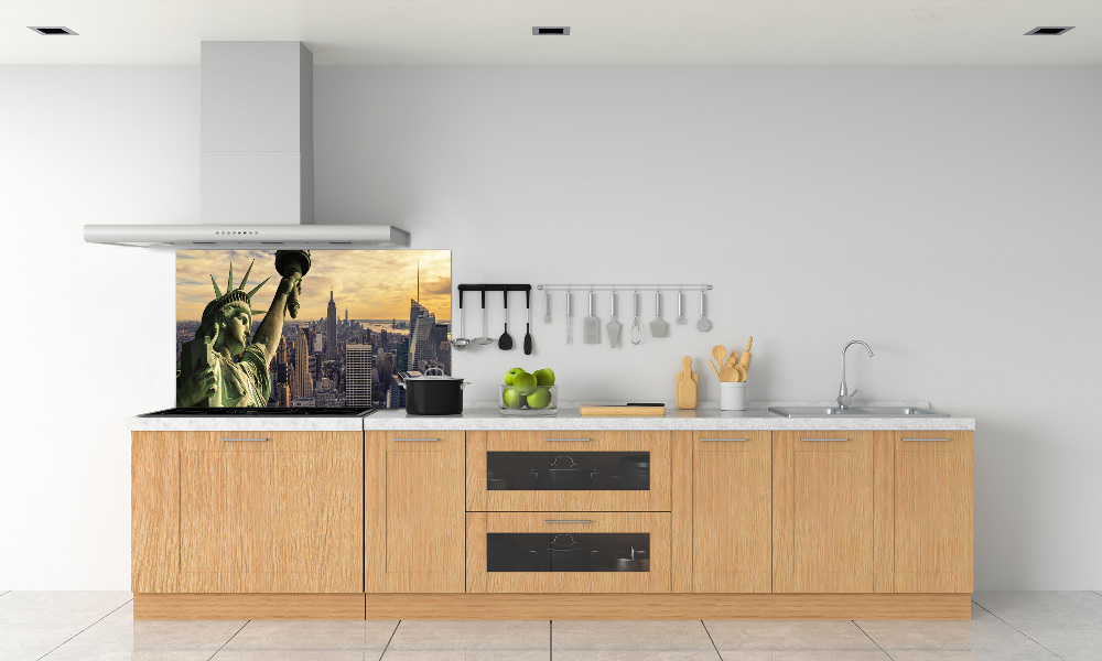 Kitchen wall panels statue of Liberty