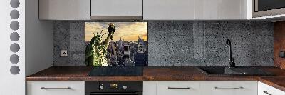 Kitchen wall panels statue of Liberty