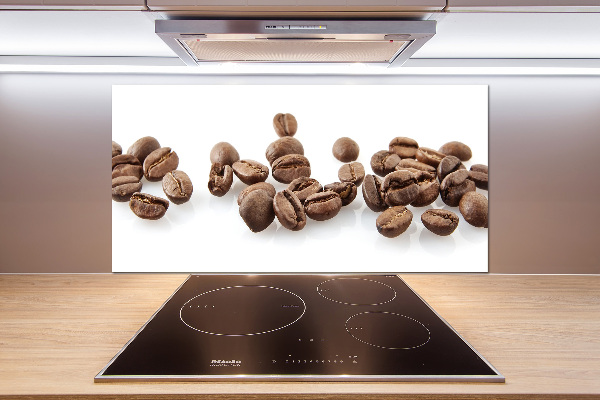 Glass splashback Coffee beans