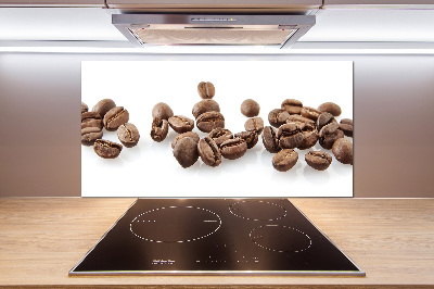 Glass splashback Coffee beans